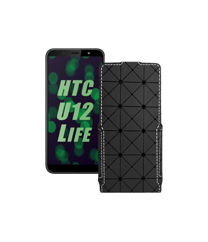 Чохол-флип з екошкіри для телефону HTC U12 life