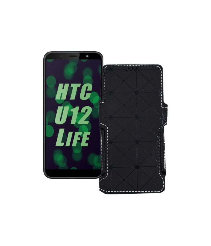 Чохол-книжка з екошкіри для телефону HTC U12 life