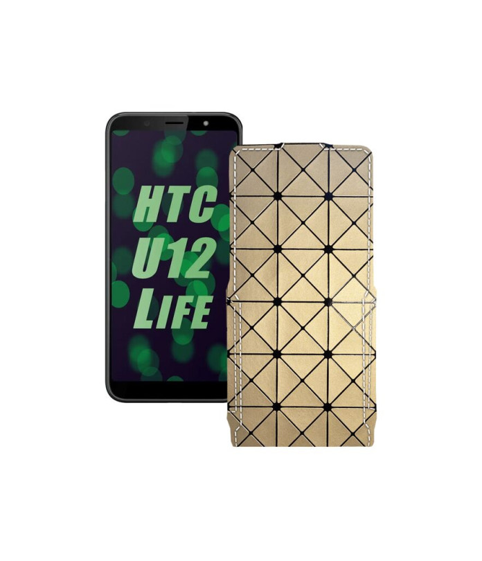 Чохол-флип з екошкіри для телефону HTC U12 life