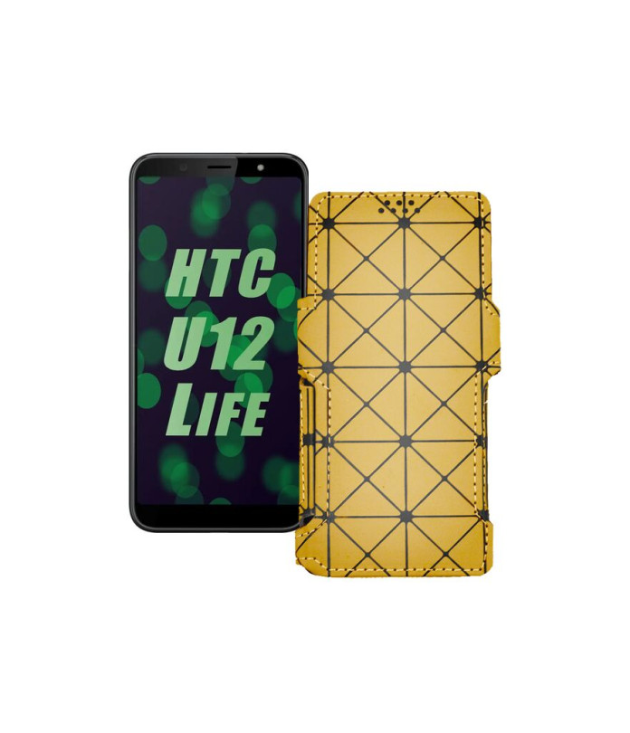 Чохол-книжка з екошкіри для телефону HTC U12 life