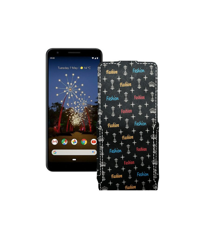 Чохол-флип з екошкіри для телефону Google Pixel 3a XL