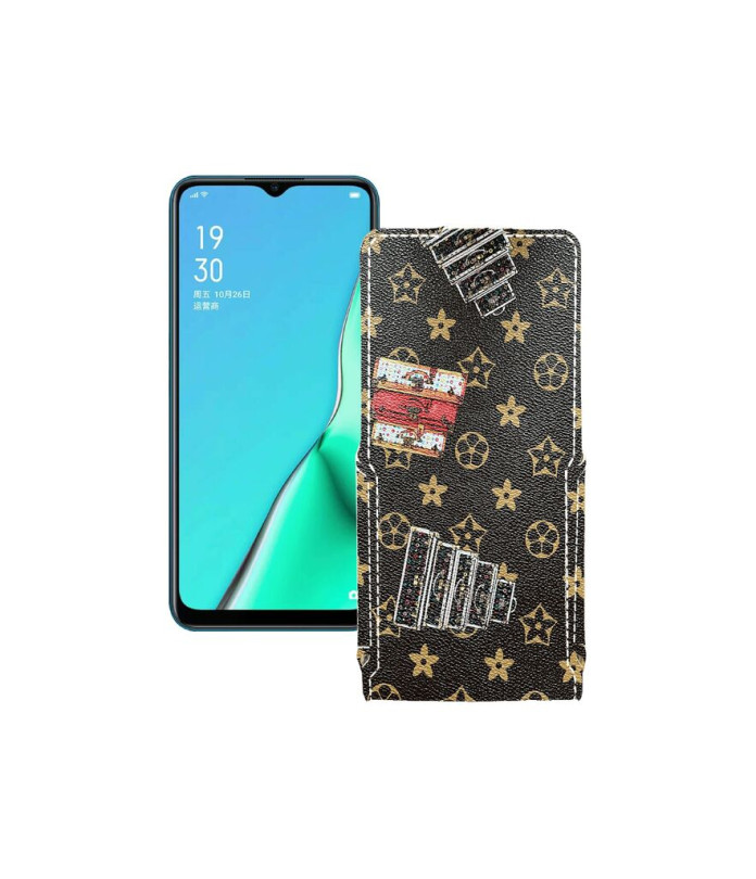 Чохол-флип з екошкіри для телефону OPPO A11x