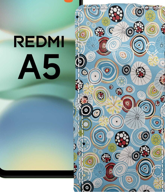 Чохол-флип з екошкіри для телефону Xiaomi Redmi A5