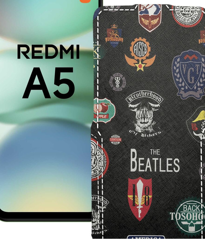 Чохол-флип з екошкіри для телефону Xiaomi Redmi A5