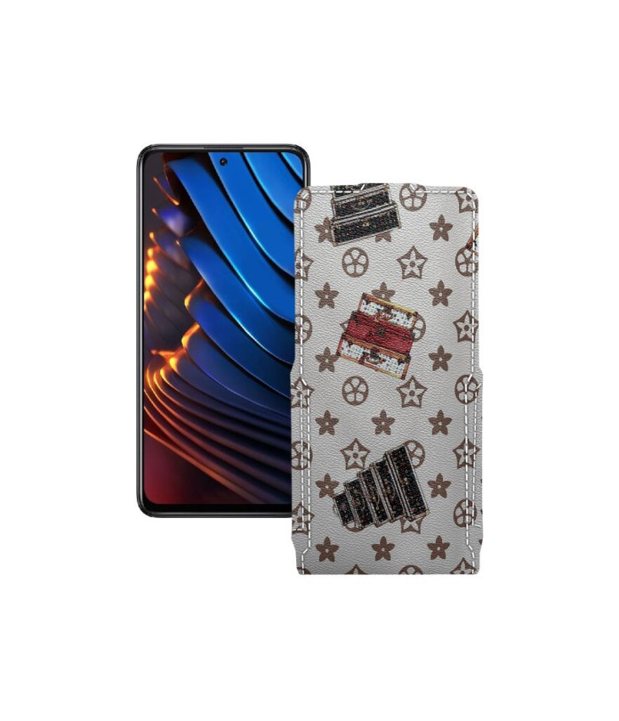 Чохол-флип з екошкіри для телефону Xiaomi Poco X3 GT