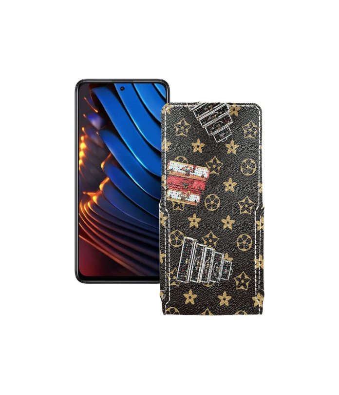 Чохол-флип з екошкіри для телефону Xiaomi Poco X3 GT