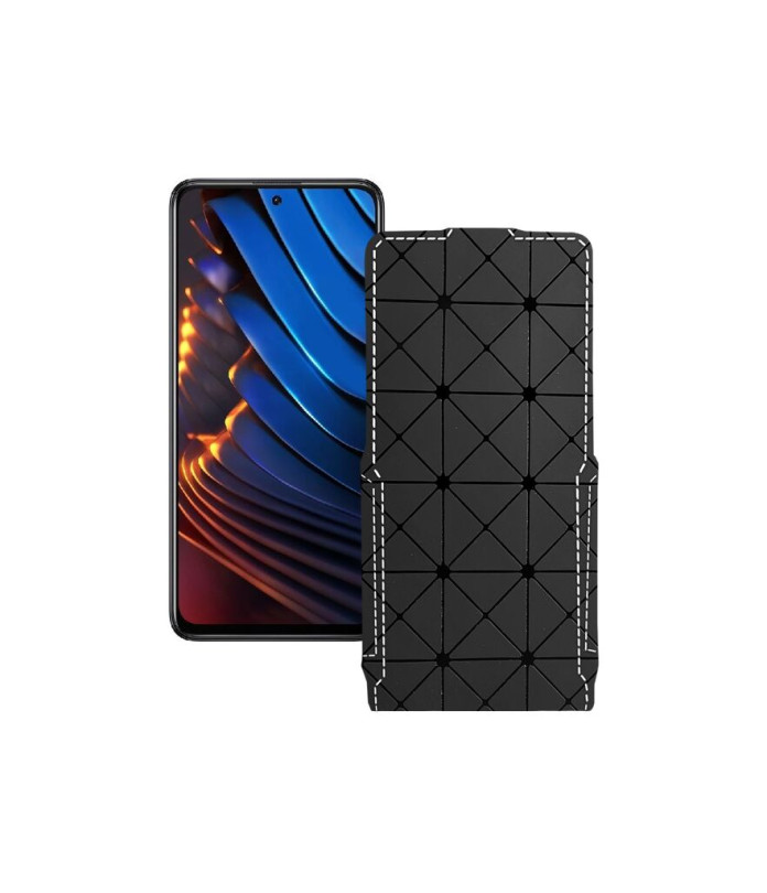 Чохол-флип з екошкіри для телефону Xiaomi Poco X3 GT