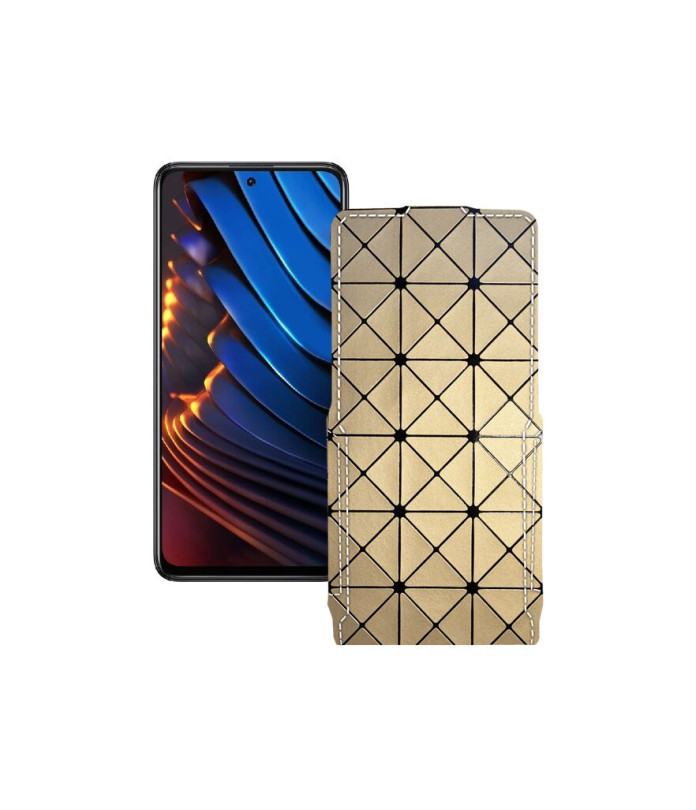 Чохол-флип з екошкіри для телефону Xiaomi Poco X3 GT