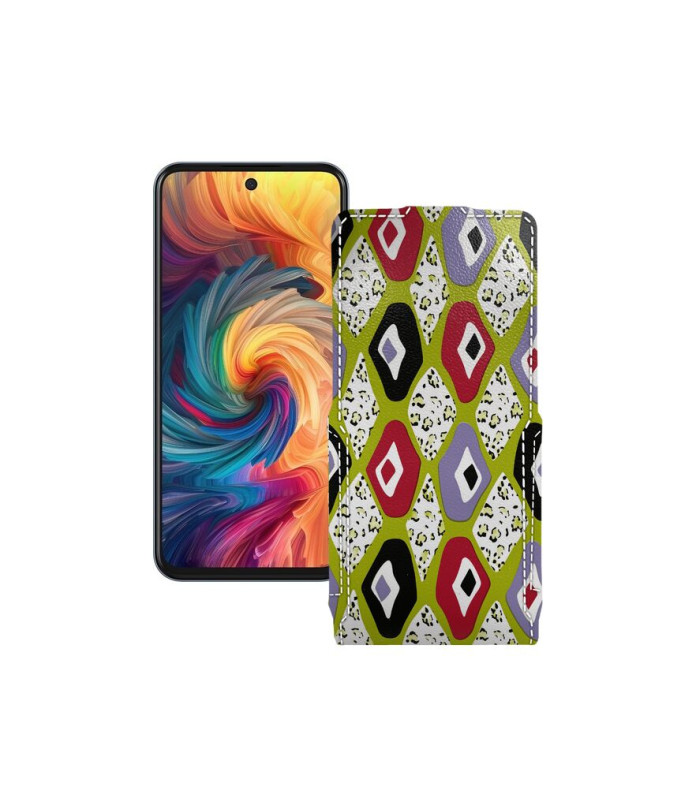 Чохол-флип з екошкіри для телефону ZTE Nubia V70