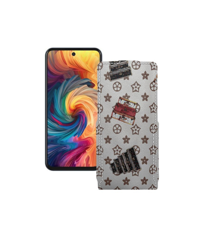 Чохол-флип з екошкіри для телефону ZTE Nubia V70