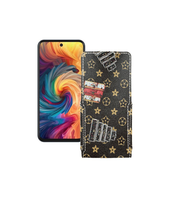 Чохол-флип з екошкіри для телефону ZTE Nubia V70