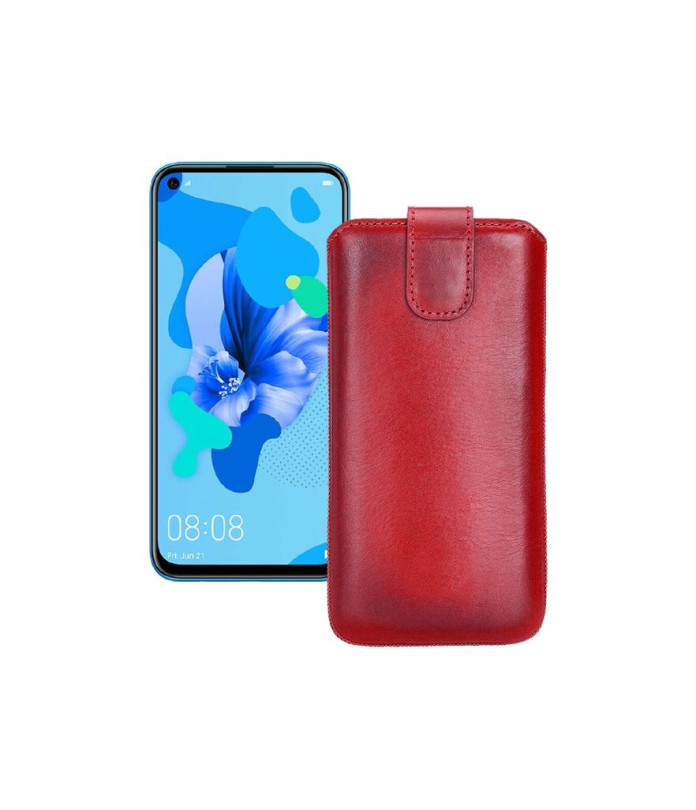 Витяжка з екошкіри для телефону Huawei P20 lite 2019