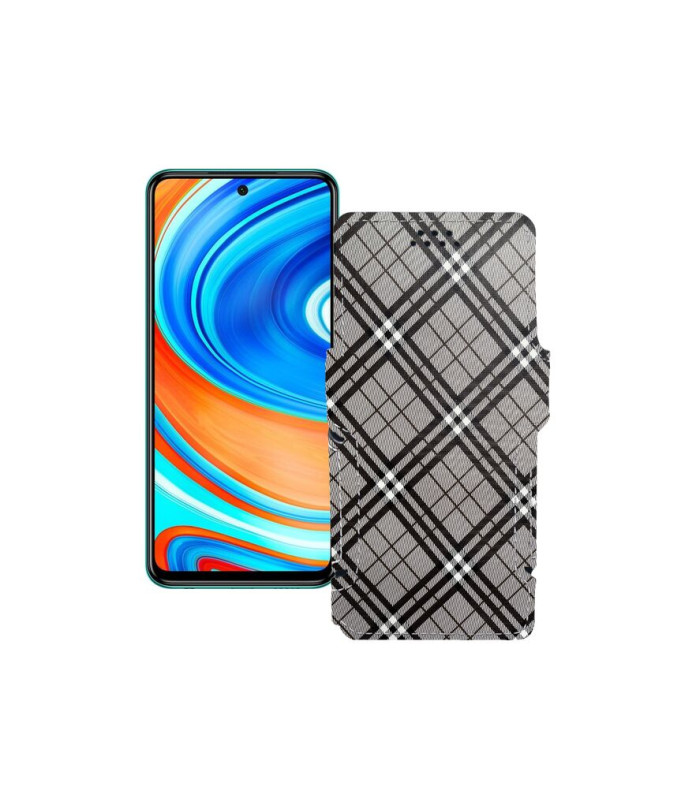 Чохол-книжка з екошкіри для телефону Xiaomi Redmi Note 9 Pro