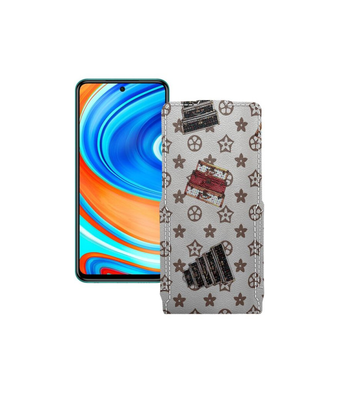 Чохол-флип з екошкіри для телефону Xiaomi Redmi Note 9 Pro