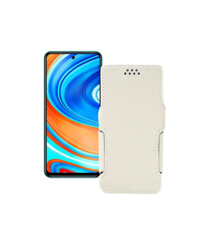 Чохол-книжка з екошкіри для телефону Xiaomi Redmi Note 9 Pro