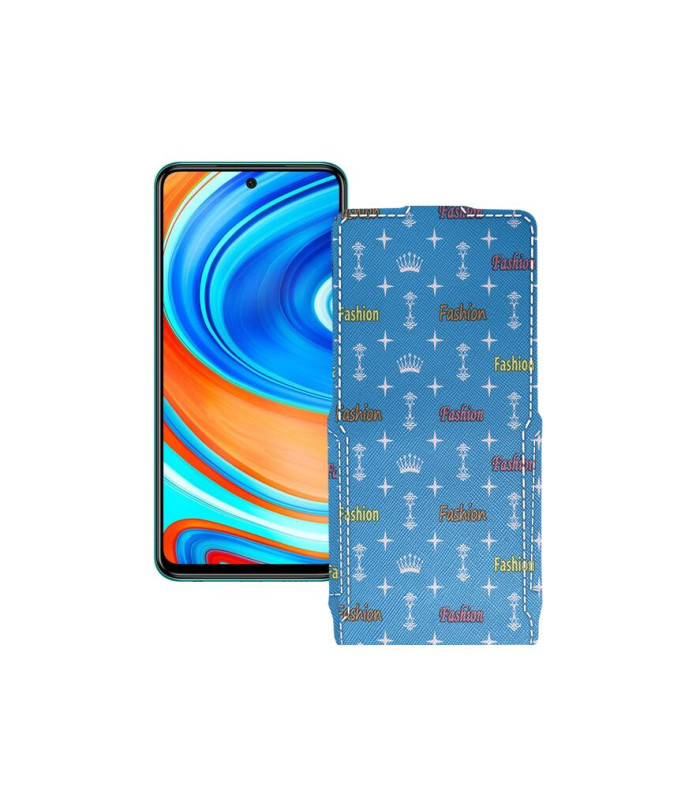 Чохол-флип з екошкіри для телефону Xiaomi Redmi Note 9 Pro