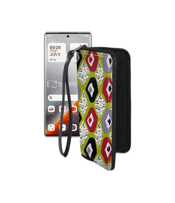 Чохол-гаманець з екошкіри для телефону Tecno Pova Curve