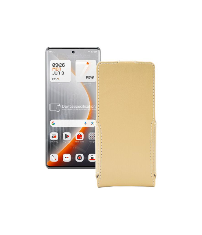 Чохол-флип з екошкіри для телефону Tecno Pova Curve