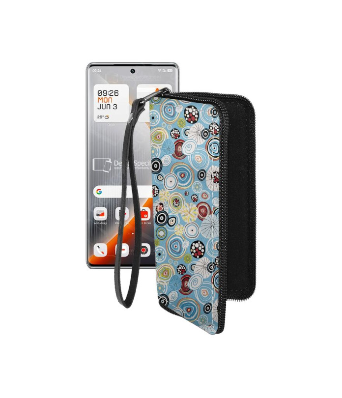 Чохол-гаманець з екошкіри для телефону Tecno Pova Curve