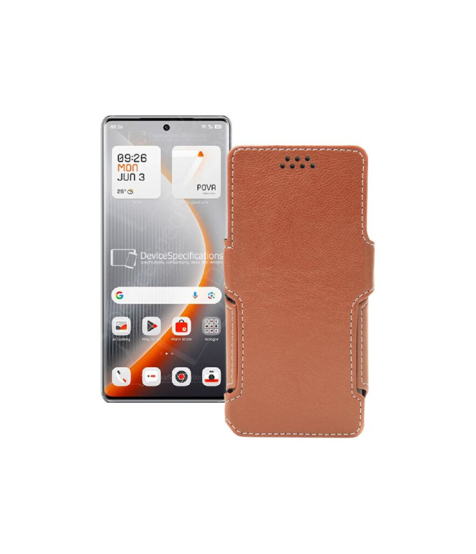 Чохол-книжка з екошкіри для телефону Tecno Pova Curve