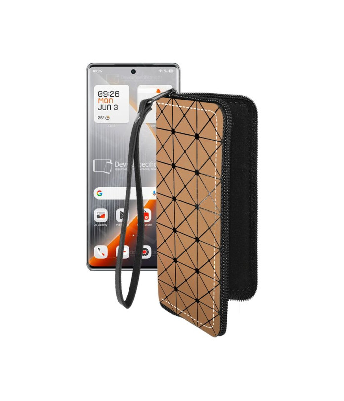 Чохол-гаманець з екошкіри для телефону Tecno Pova Curve