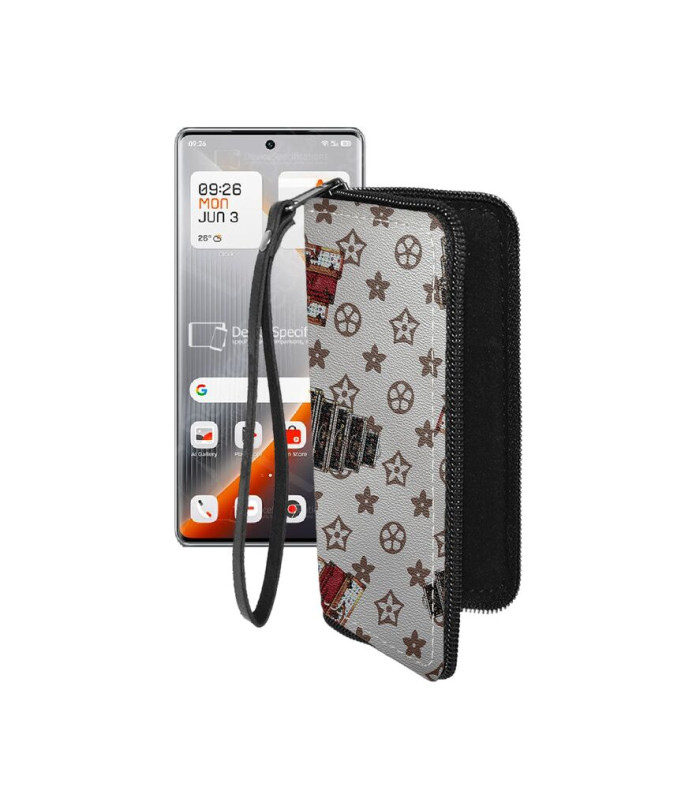 Чохол-гаманець з екошкіри для телефону Tecno Pova Curve