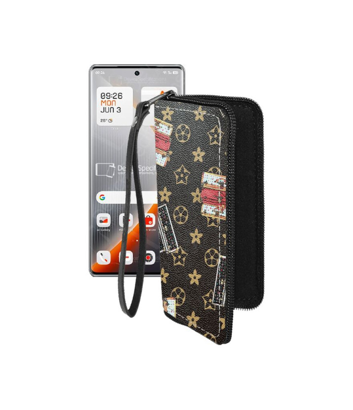 Чохол-гаманець з екошкіри для телефону Tecno Pova Curve