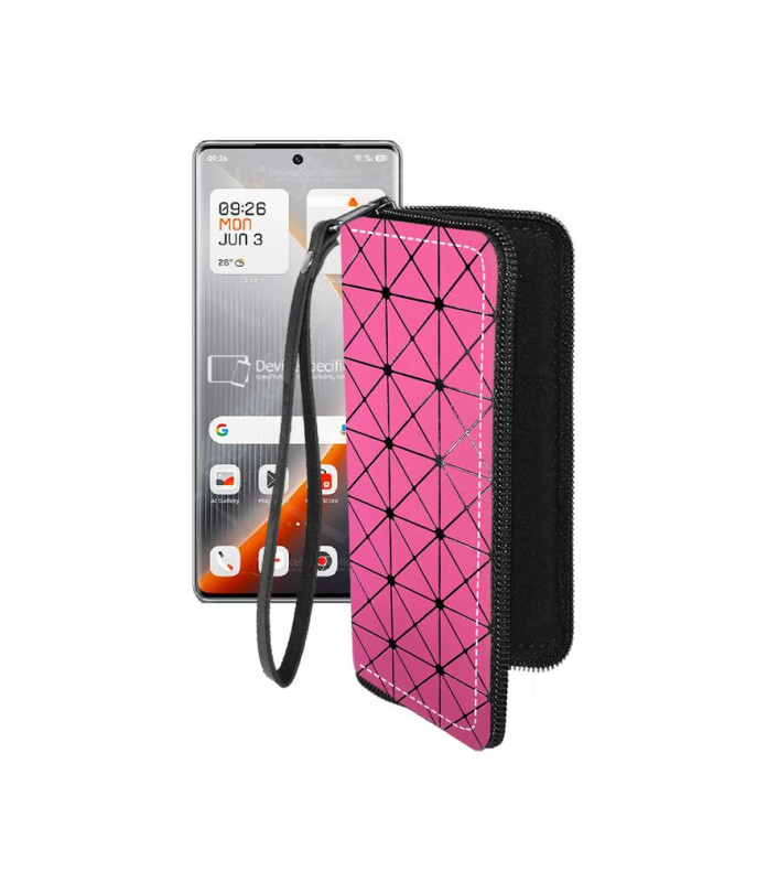 Чохол-гаманець з екошкіри для телефону Tecno Pova Curve