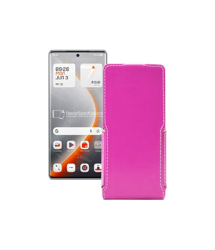 Чохол-флип з екошкіри для телефону Tecno Pova Curve