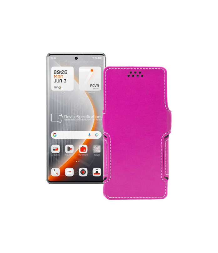 Чохол-книжка з екошкіри для телефону Tecno Pova Curve