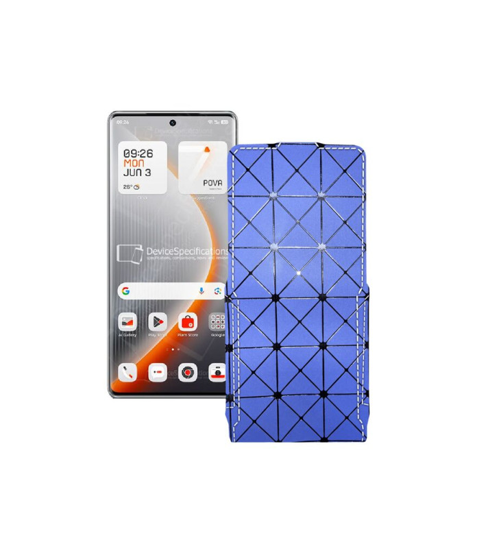 Чохол-флип з екошкіри для телефону Tecno Pova Curve