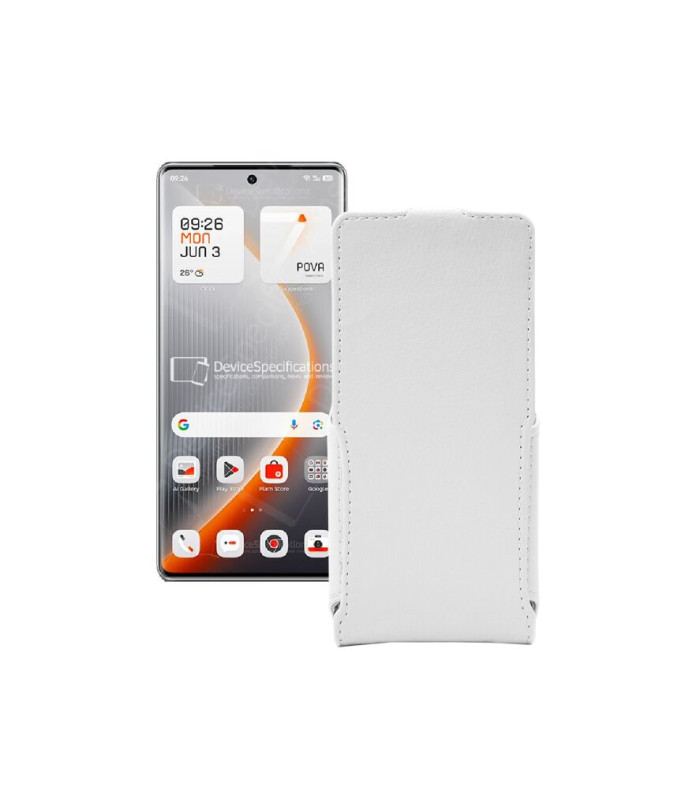 Чохол-флип з екошкіри для телефону Tecno Pova Curve