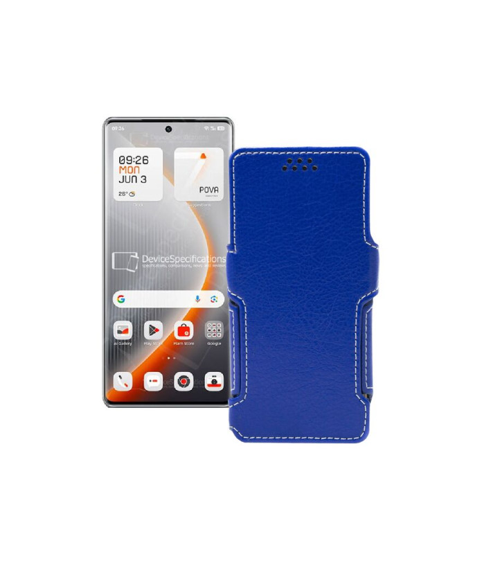 Чохол-книжка з екошкіри для телефону Tecno Pova Curve