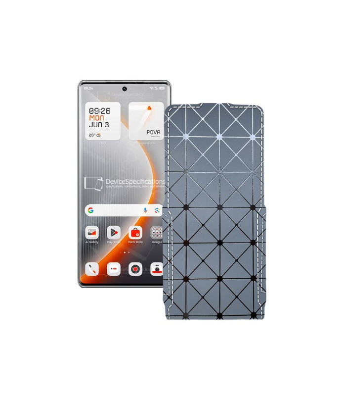 Чохол-флип з екошкіри для телефону Tecno Pova Curve