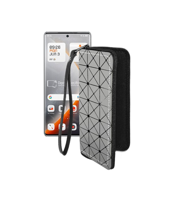 Чохол-гаманець з екошкіри для телефону Tecno Pova Curve