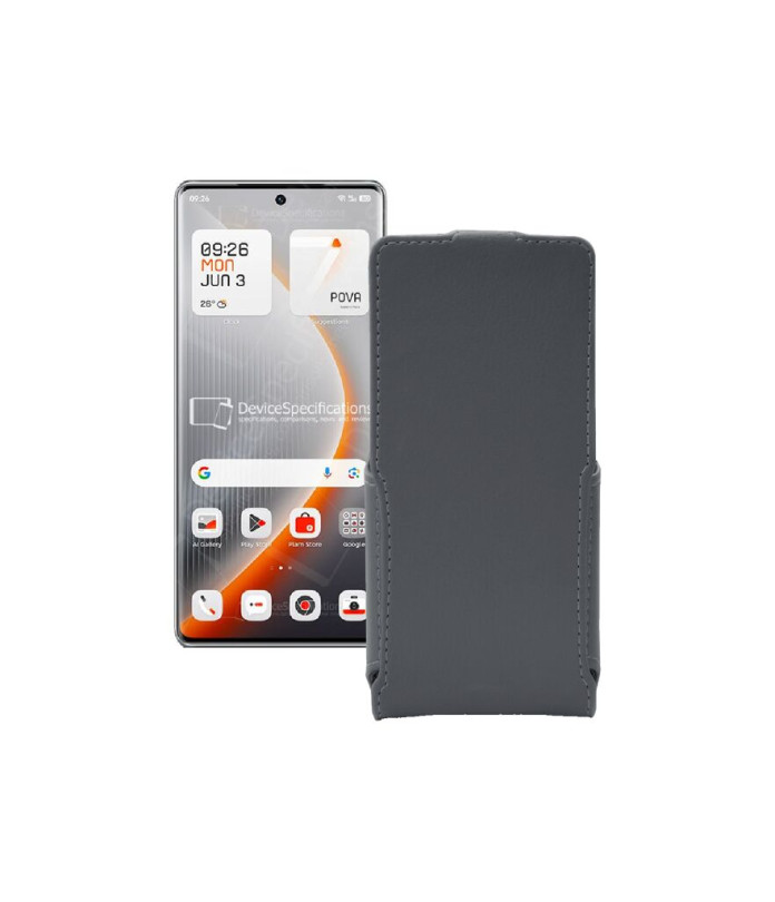 Чохол-флип з екошкіри для телефону Tecno Pova Curve