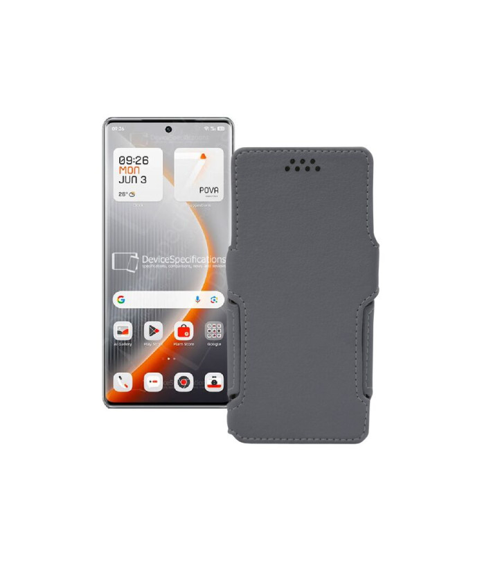 Чохол-книжка з екошкіри для телефону Tecno Pova Curve
