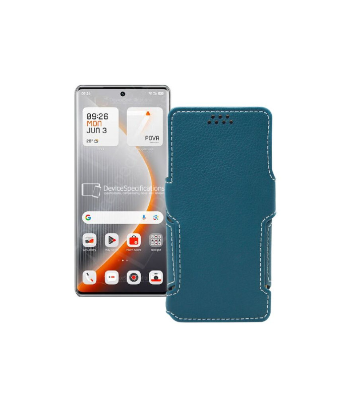 Чохол-книжка з екошкіри для телефону Tecno Pova Curve