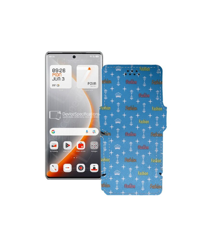 Чохол-книжка з екошкіри для телефону Tecno Pova Curve