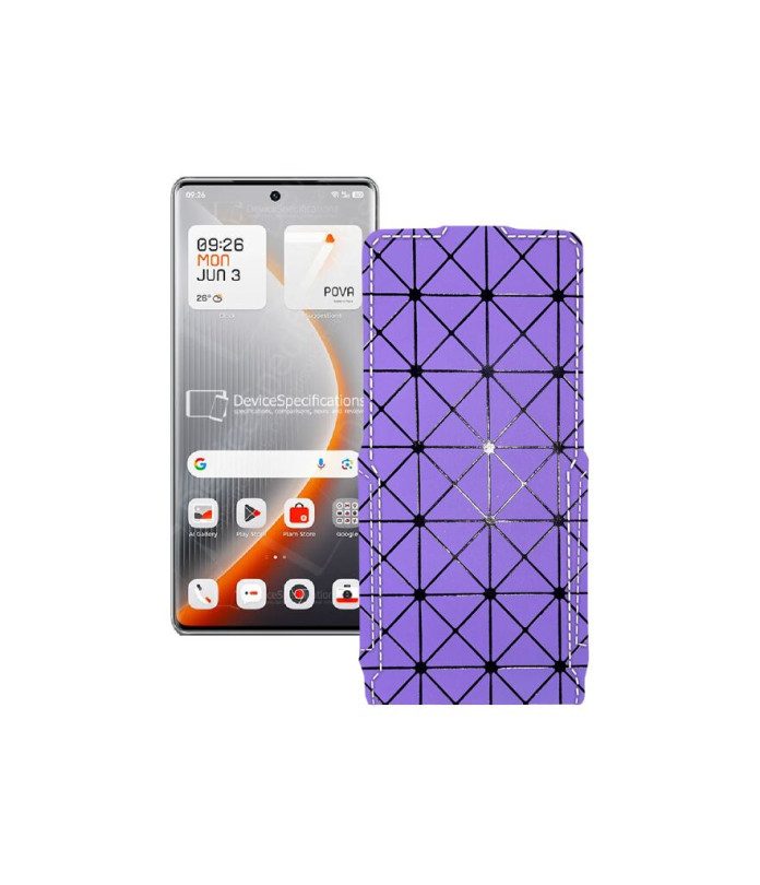 Чохол-флип з екошкіри для телефону Tecno Pova Curve