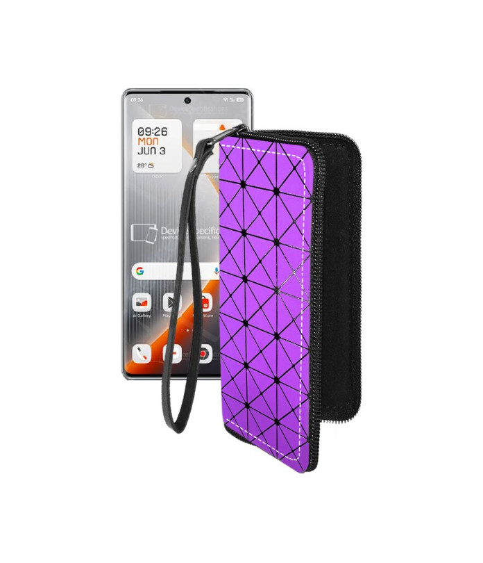 Чохол-гаманець з екошкіри для телефону Tecno Pova Curve