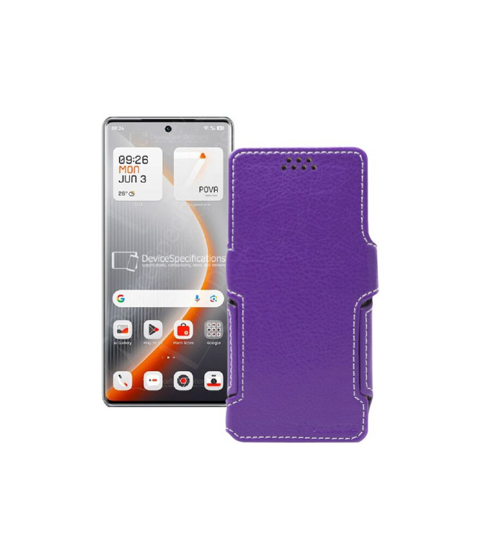 Чохол-книжка з екошкіри для телефону Tecno Pova Curve