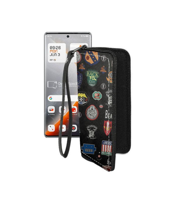 Чохол-гаманець з екошкіри для телефону Tecno Pova Curve