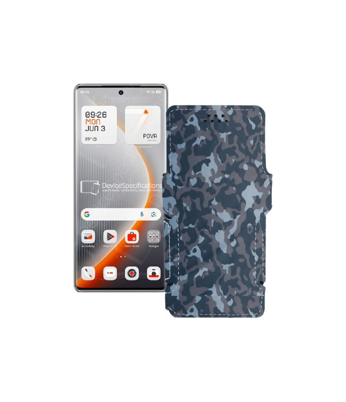 Чохол-книжка з екошкіри для телефону Tecno Pova Curve