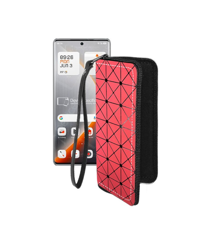 Чохол-гаманець з екошкіри для телефону Tecno Pova Curve