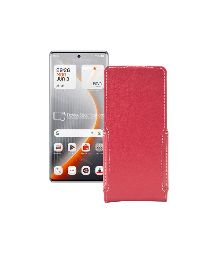 Чохол-флип з екошкіри для телефону Tecno Pova Curve