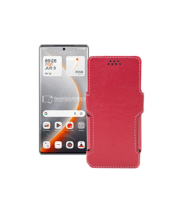 Чохол-книжка з екошкіри для телефону Tecno Pova Curve