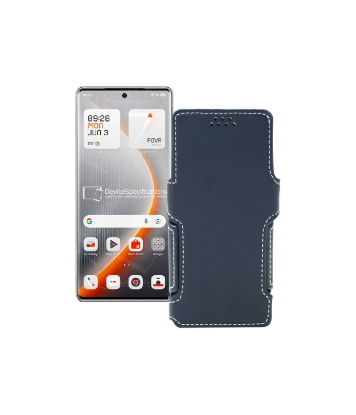 Чохол-книжка з екошкіри для телефону Tecno Pova Curve