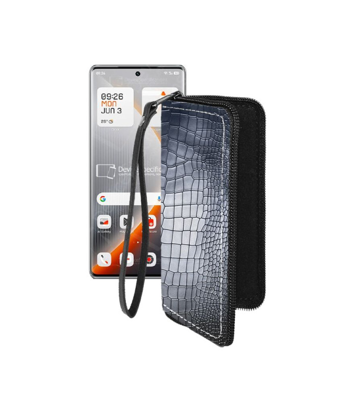 Чохол-гаманець з екошкіри для телефону Tecno Pova Curve