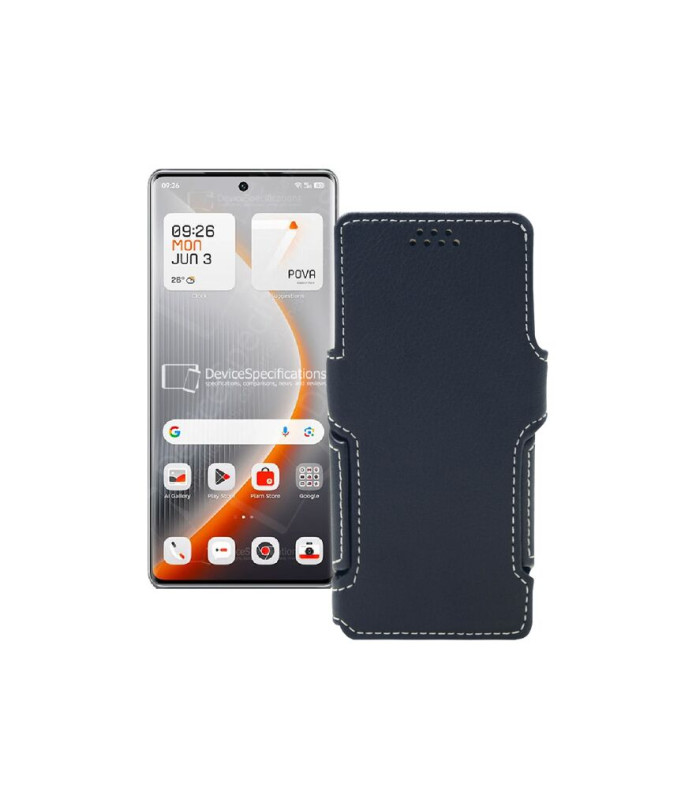 Чохол-книжка з екошкіри для телефону Tecno Pova Curve